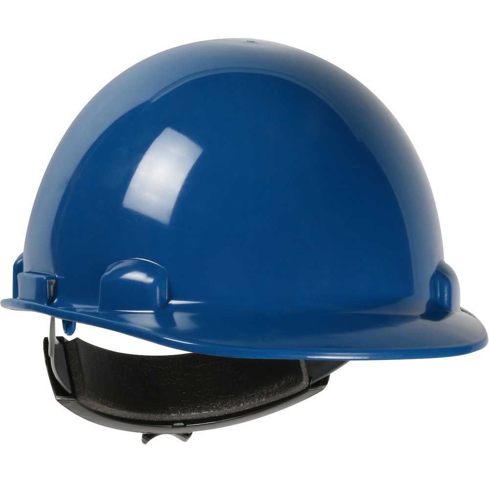 PIP Cap Style Smooth Dome Hardhat Hdpe Shell Stblu