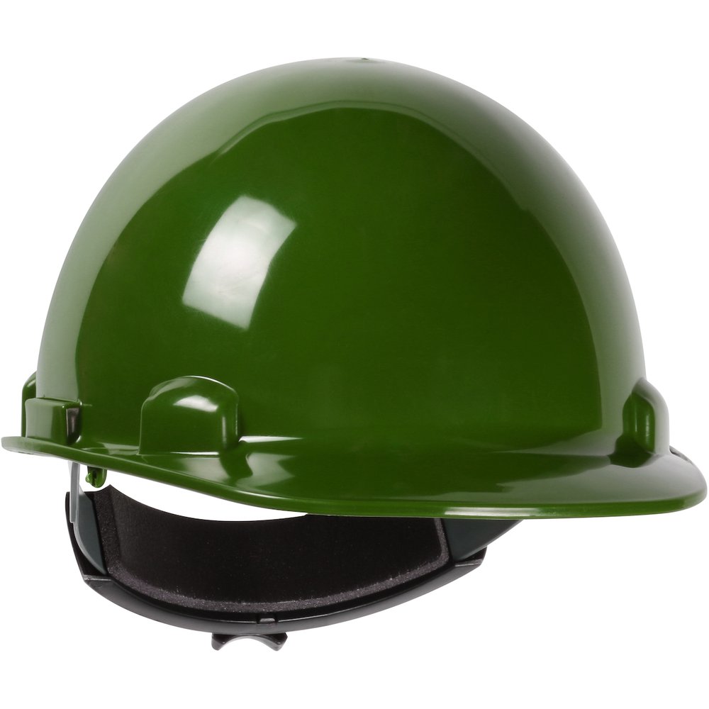 PIP Cap Style Smooth Dome Hardhat Hdpe Shell Fgrn