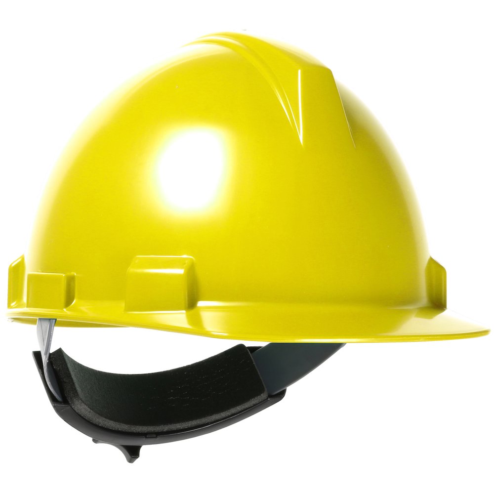 PIP Cap Style Hardhat POLYCARBONATE/ABS Shell YEL