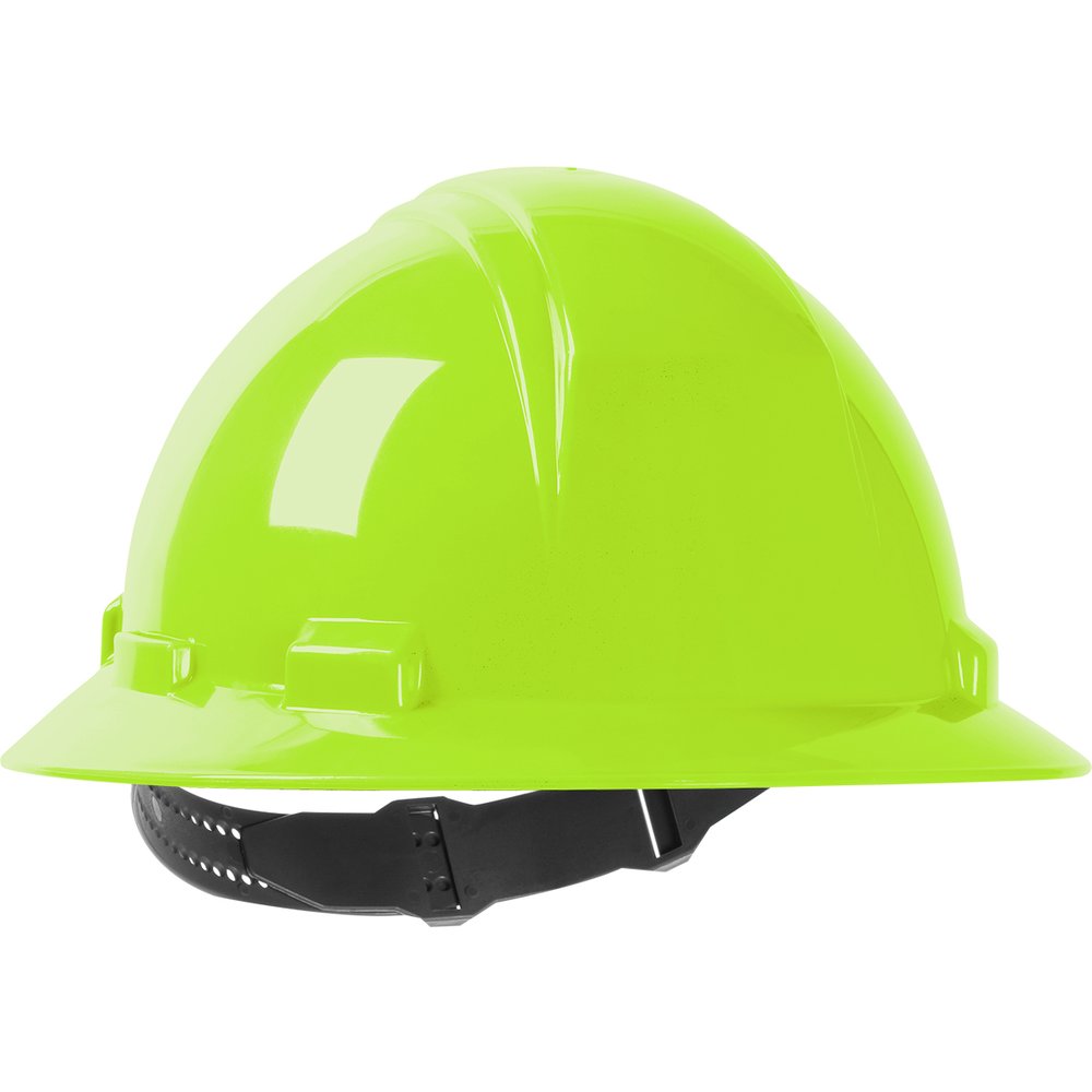 PIP Full Brim Hardhat 4-PT SUSP/PIN-LOCK Hyel