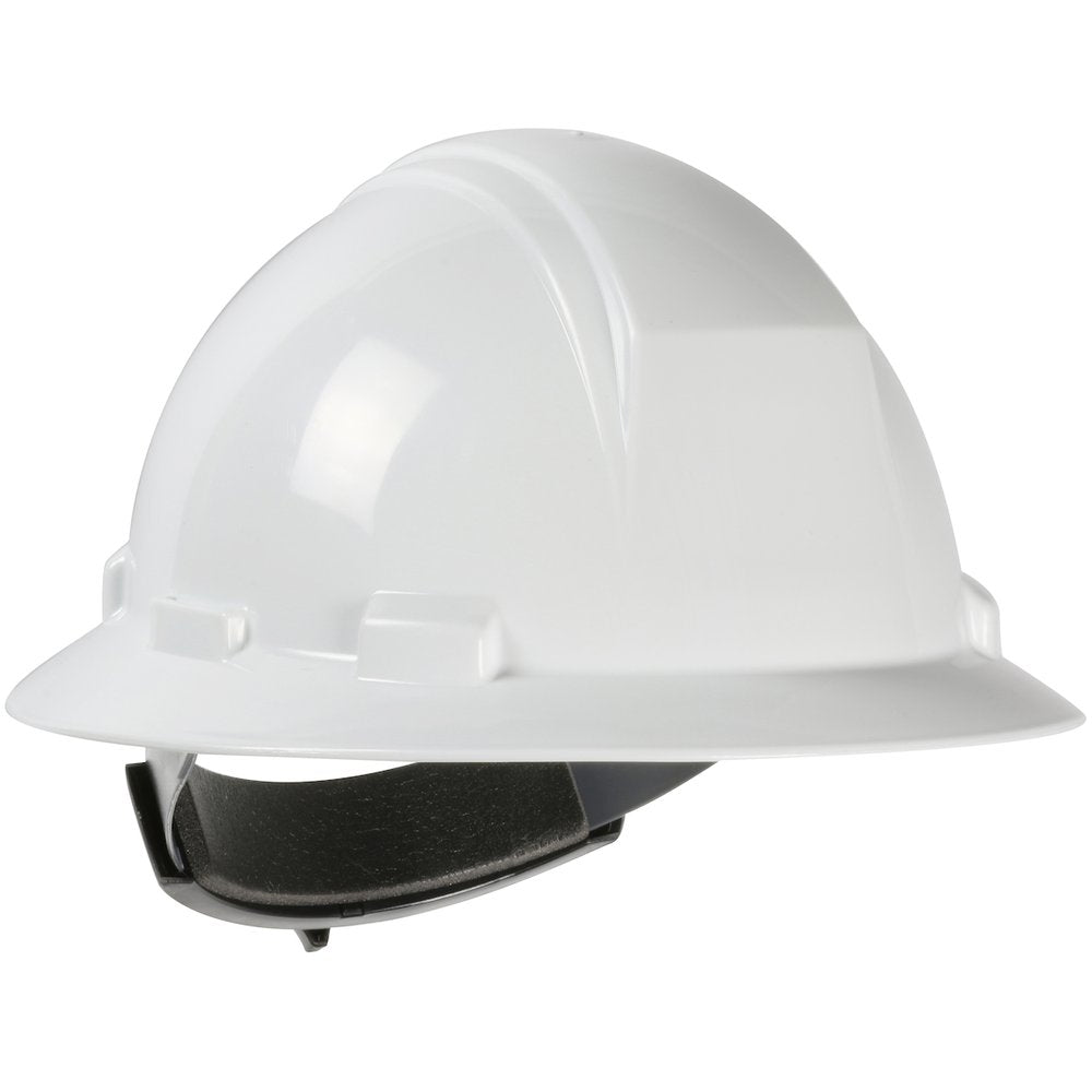 PIP Type II Full Brim Hard Hat Rachet Susp WHT