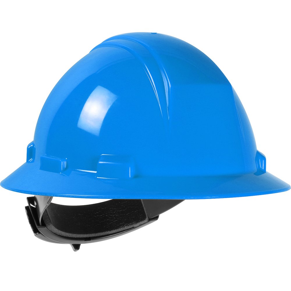 PIP Type II Full Brim Hard Hat Rachet Susp SKY BL
