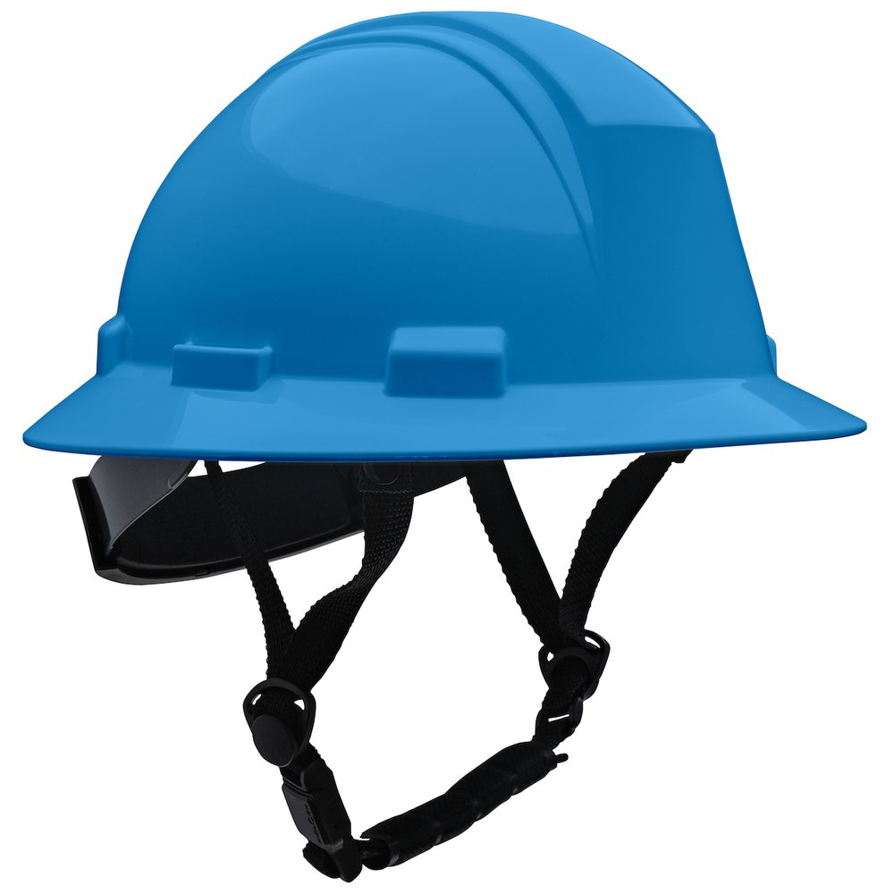 PIP Full Brim Hard Hat SKY Blue, 12/Dozen