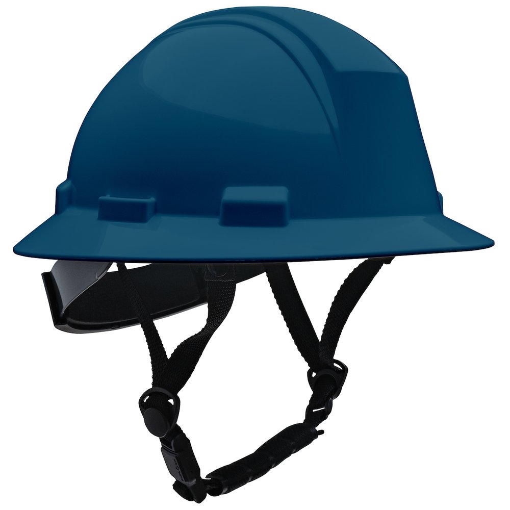 PIP Full Brim Hard Hat Navy, 12/Dozen