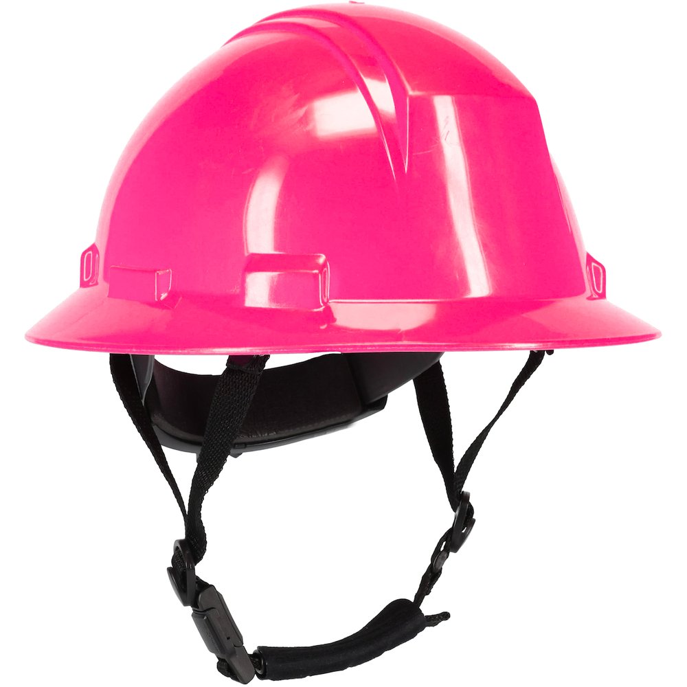 PIP Full Brim Hard Hat Pink, 12/Dozen