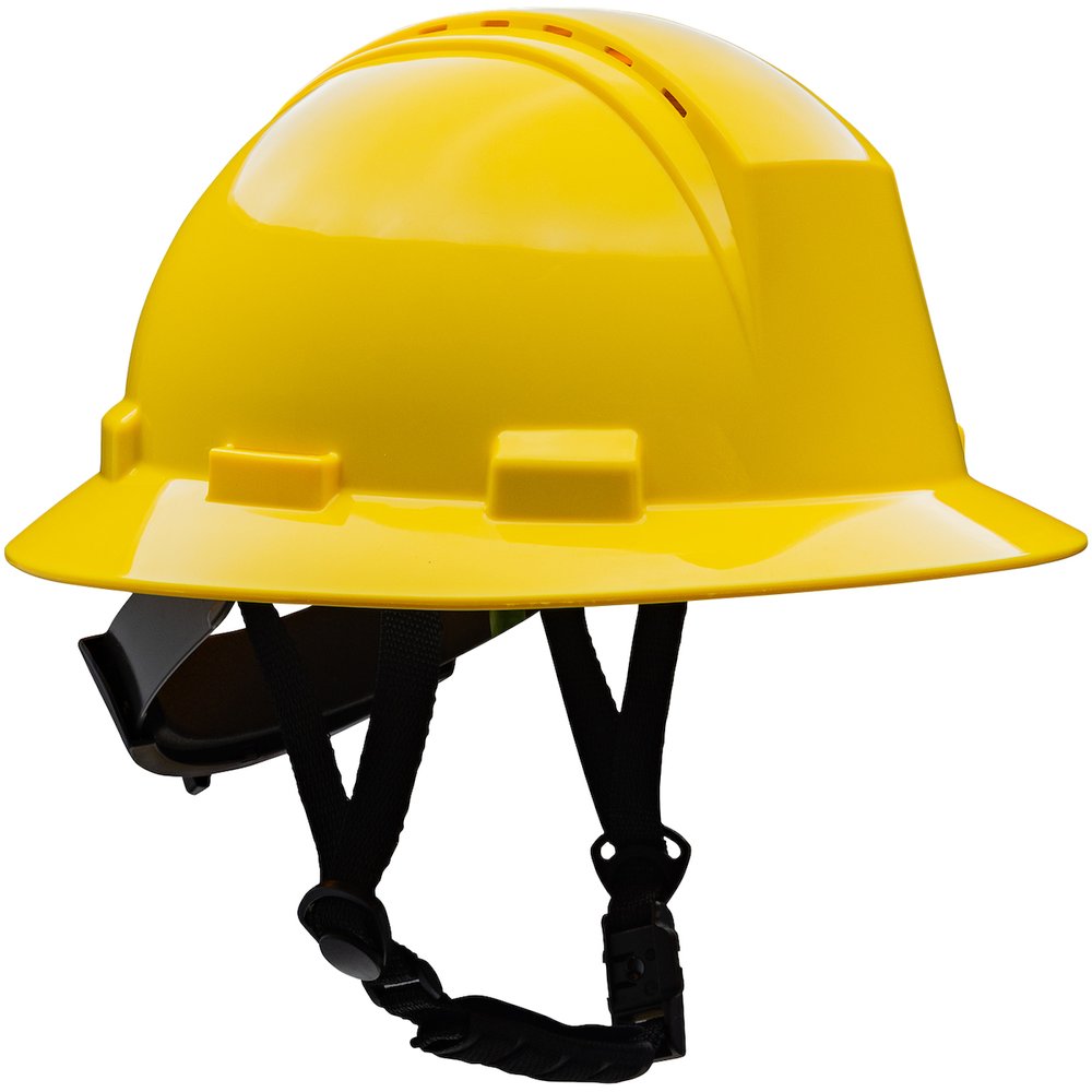 PIP Type II Fullbrim Helm Hdpe Shell Vent Mips Prot