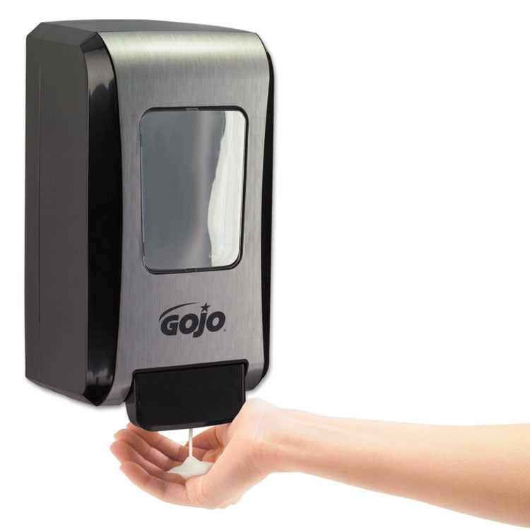 FMX-20 Soap Dispenser, 2 L, 6.5 x 4.7 x 11.7, Black/Chrome, 6/Carton