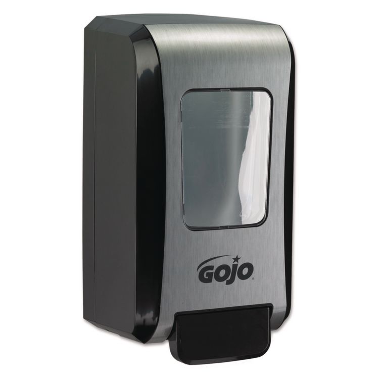 FMX-20 Soap Dispenser, 2 L, 6.5 x 4.7 x 11.7, Black/Chrome, 6/Carton