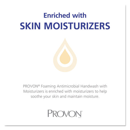 Foaming Antimicrobial Handwash/Moisturizer Refill, For FMX-12 Dispenser, Light Fruity Scent, 1,250 mL, 4/Carton
