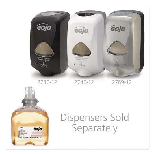 TFX Premium Foam Antibacterial Hand Wash, Refill for GOJO TFX Touch-Free Dispenser, Fresh Fruit Scent, 1,200 mL, 2/Carton