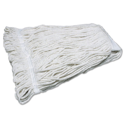 7920014378636, SKILCRAFT, Looped End Mop Head, 6.5 x 16.5, Natural