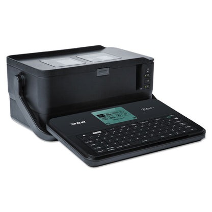 PT-D800W Commercial/Lite Industrial Portable Label Maker, 60 mm/s Print Speed, 12.25 x 7.5 x 6.12
