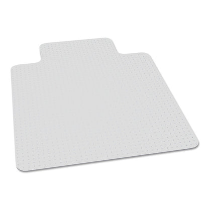 7220016568327, SKILCRAFT Biobased Chairmat for Low to Medium Pile Carpeted Floors, Rectangular with Lip, 45" x 53", Clear