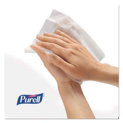Cottony Soft Individually Wrapped Sanitizing Hand Wipes, 5 x 7, Unscented, White, 1,000/Carton
