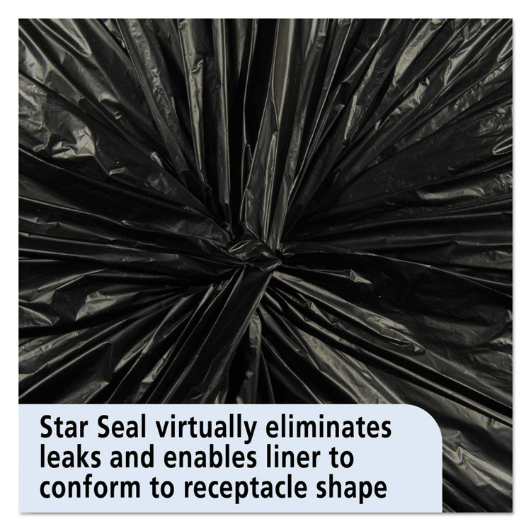 8105013862323, SKILCRAFT Recycled Content Trash Can Liners, 33 gal, 1.5 mil, 33" x 40", Black/Brown, 100/Box