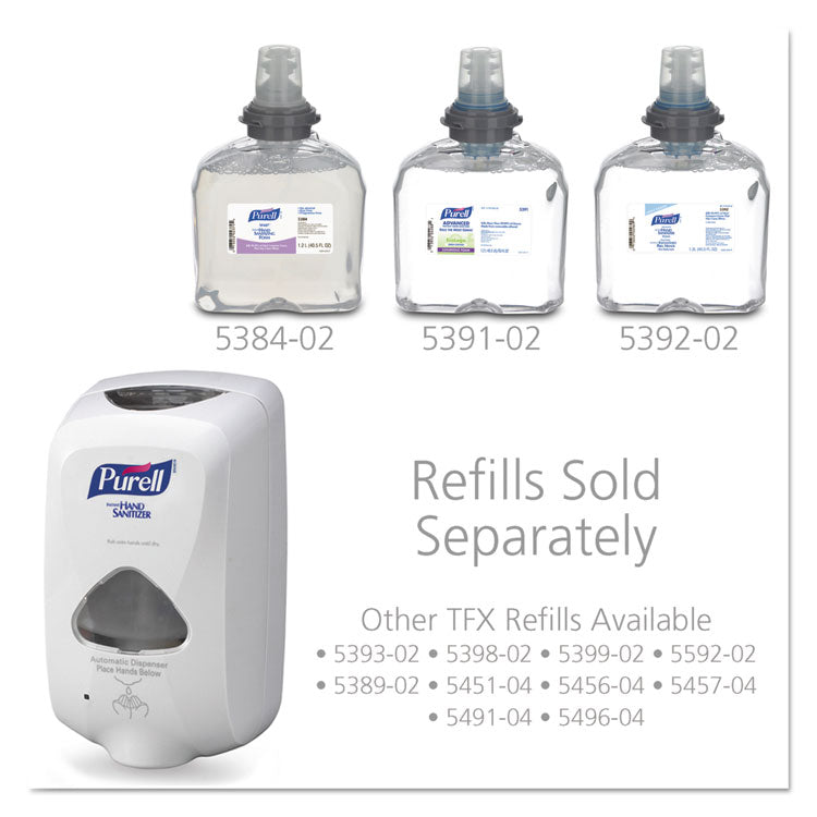 TFX Touch Free Dispenser, 1,200 mL, 6.5 x 4.5 x 10.58, Dove Gray