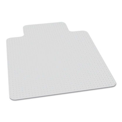 7220016568317, SKILCRAFT Biobased Chairmat for High Pile Carpeted Floors, Rectangular with Lip, 46" x 60", Clear