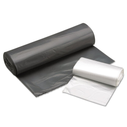 8105015171358, SKILCRAFT High Density Coreless Roll Can Liners, 57 gal, 25.4 mic, 36" x 58", Gray, Perforated Roll, 100/Box