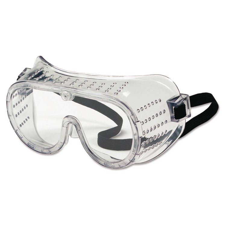 Basic Impact Goggles, Direct Venting, OTG, Clear Lens, Clear Frame