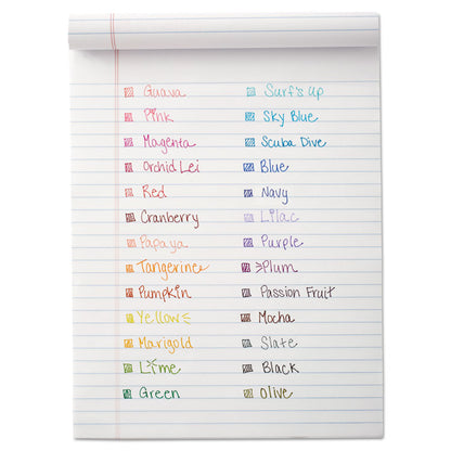 Flair Candy Pop Porous Point Pen, Stick, Medium 0.7 mm, Assorted Ink and Barrel Colors, 36/Pack