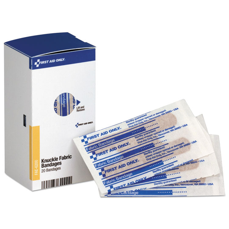 Refill for SmartCompliance General Business Cabinet, Knuckle Fabric Bandages, 20/Box