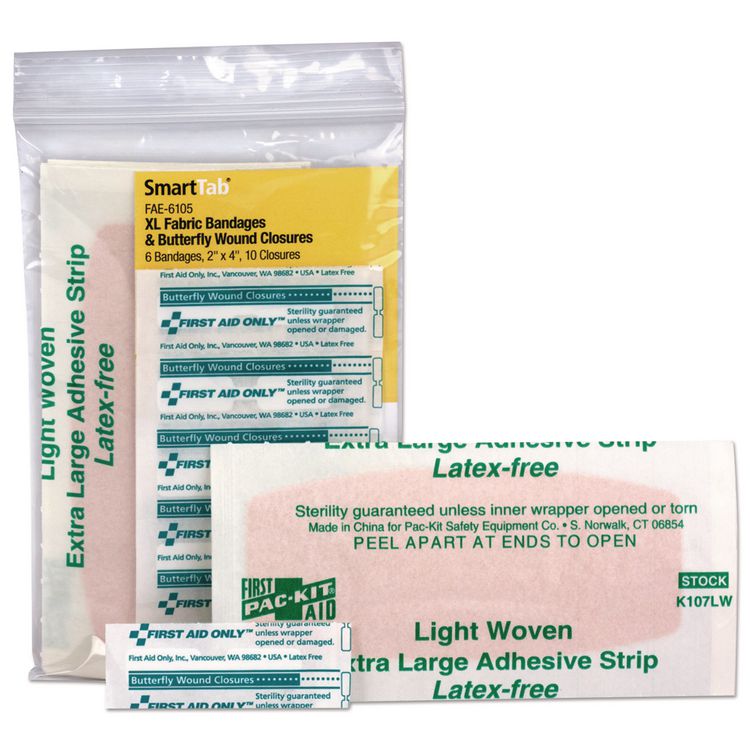 Refill for SmartCompliance General Business Cabinet, Bandages, 16/Kit