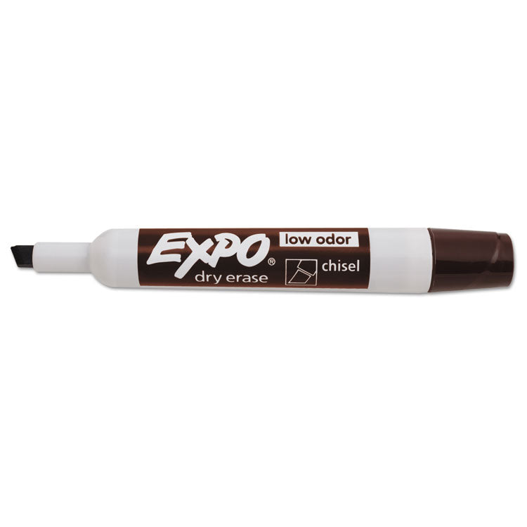 Low-Odor Dry Erase Marker Office Value Pack, Broad Chisel Tip, Assorted Colors, 192/Pack