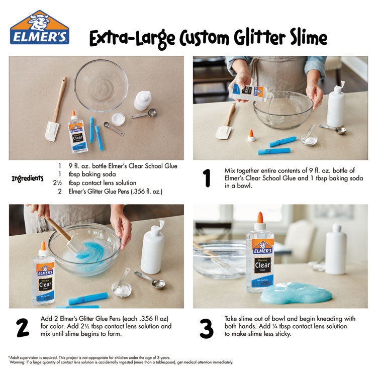 Washable School Glue, 5 oz, Dries Clear