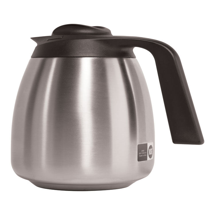 Thermal Carafe, 64 oz, Stainless Steel/Black