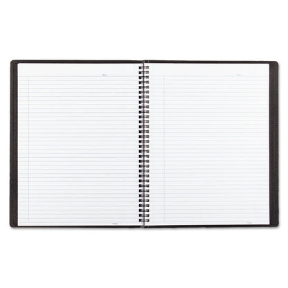 Duraflex Poly Notebook, 1-Subject, Medium/College Rule, Black Cover, (80) 11 x 8.5 Sheets