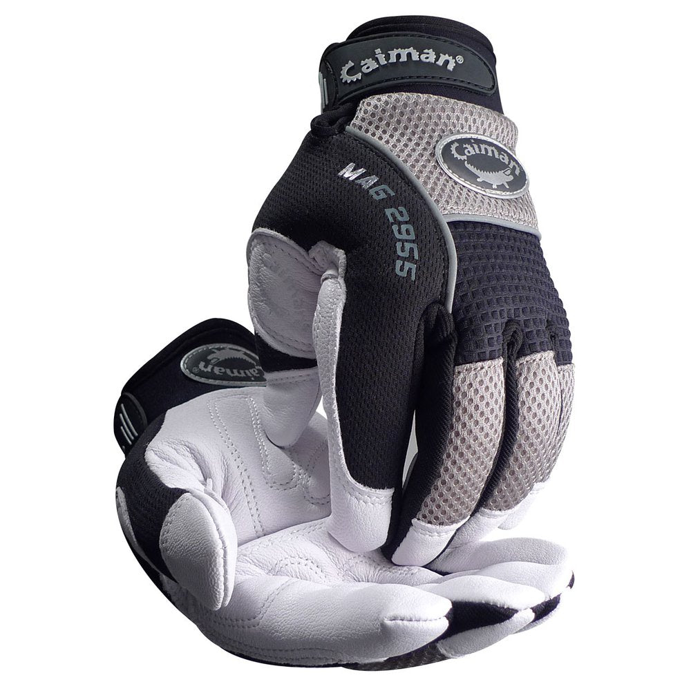 Caiman by PIP Mechanic Glove Goat Grain Palm (Pair)
