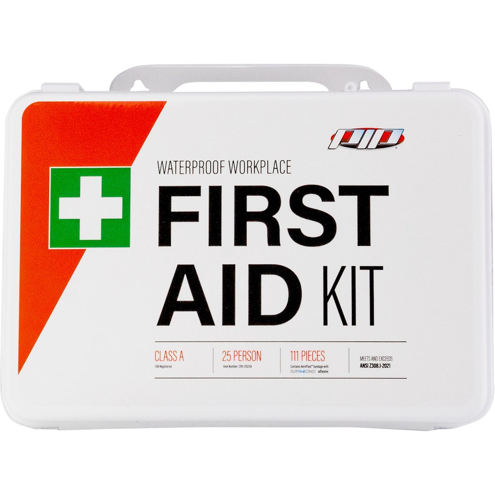 PIP ANSI Class A Waterprooffirst AID KIT-25 Person