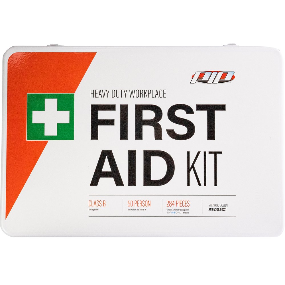 PIP ANSI Class B Metal Firstaid Kit - 50 Person