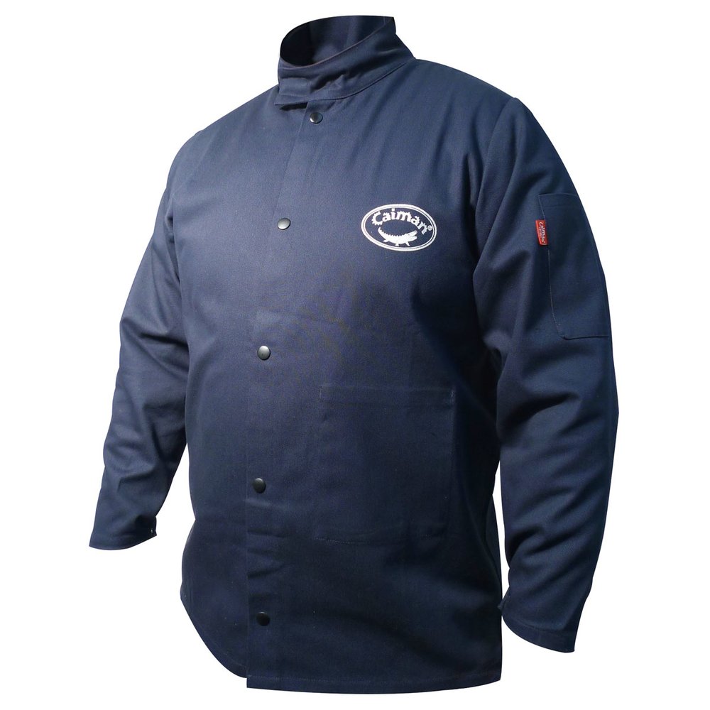 Caiman by PIP Jacket 33" FR Cotton Navy Excl. Features L
