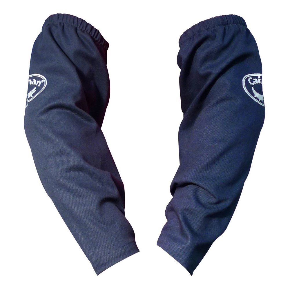 Caiman by PIP Sleeves 18" FR Cotton Navy Snap Wrists (Pair)
