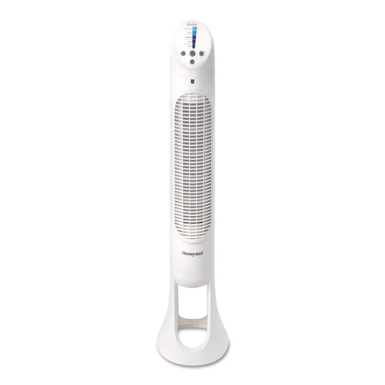 QuietSet Whole Room Tower Fan, 5 Speeds, White