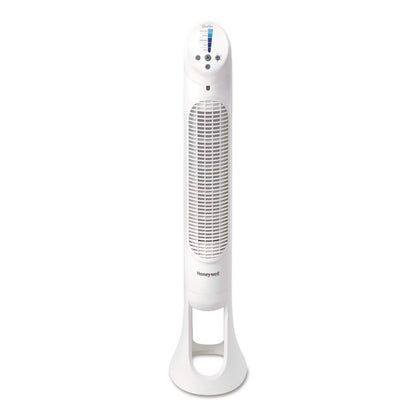 QuietSet Whole Room Tower Fan, 5 Speeds, White