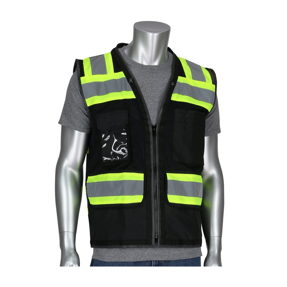 PIP Type O Class 1 BLK 2-TONE 11POCKET Mesh Vest