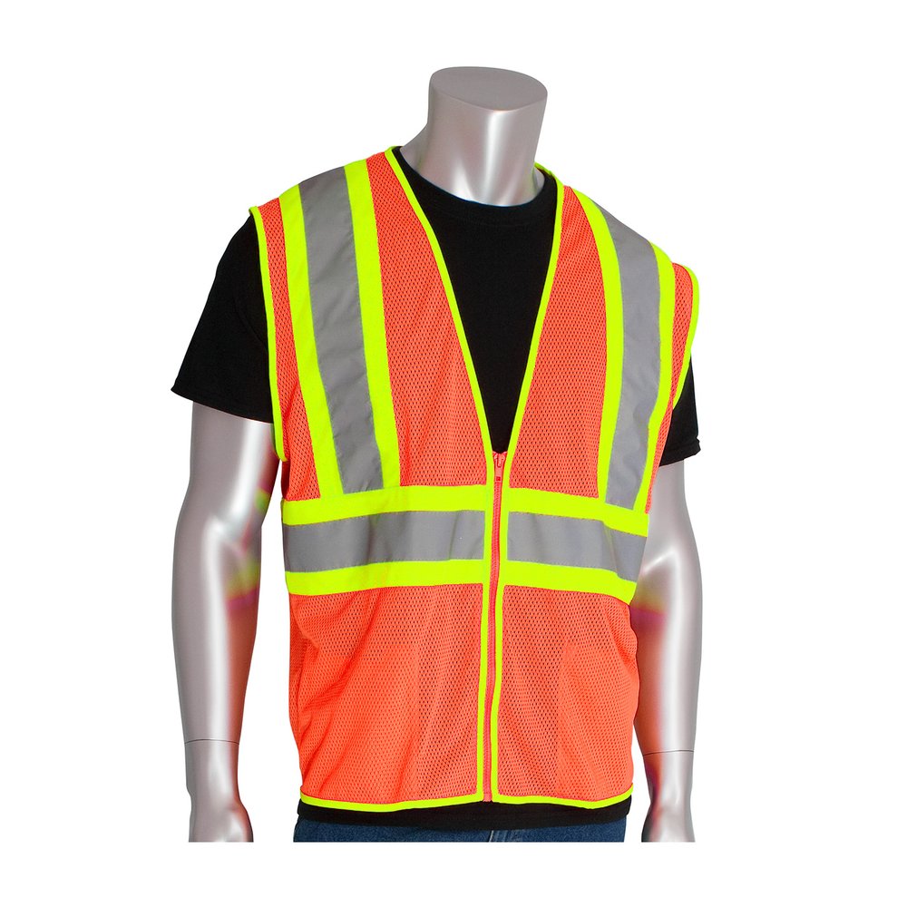 PIP ANSI Type R Class 2 Value Two-tone Mesh Vest