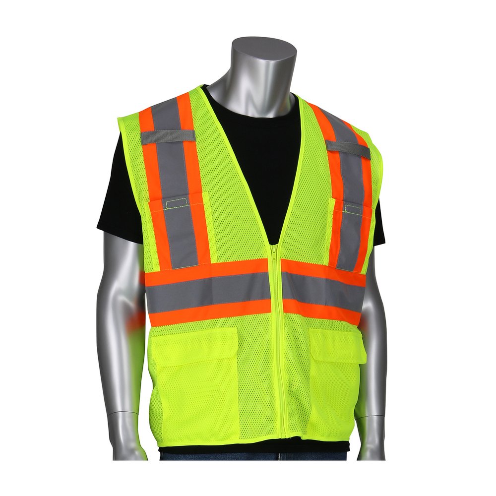 PIP Type R Class 2 Two-tonesix Pocket Mesh Vest