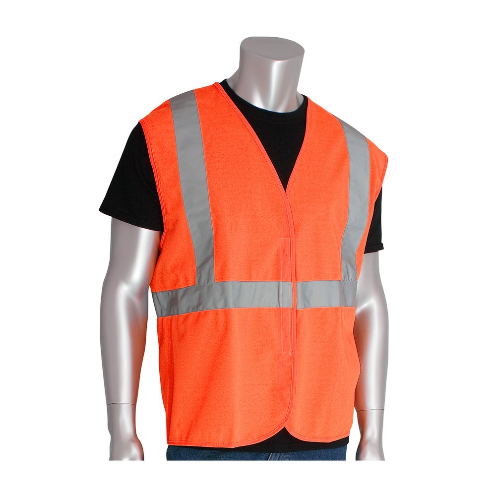 PIP ANSI Type R Class 2 Value Hook & Loop Solid Vest