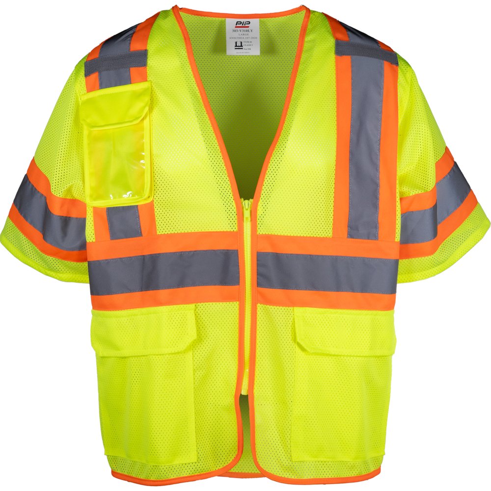PIP ANSI Type R Class 3 Two-tone Mesh Vest