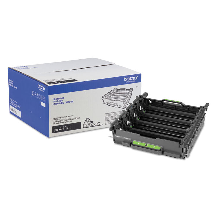DR431CL Drum Unit, 30,000 Page-Yield, Black/Cyan/Magenta/Yellow