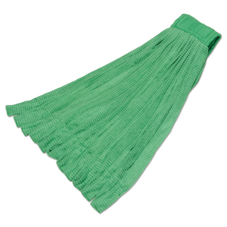 7920016601490, SKILCRAFT Microfiber Tube Mop Heads, Green, 7.5" Headband