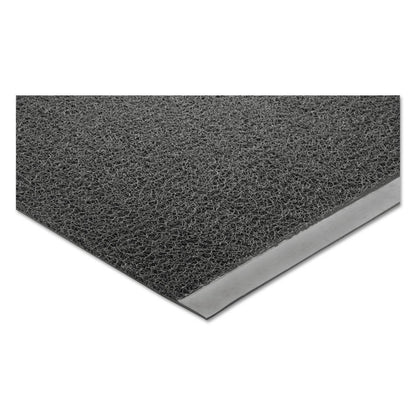 7220015826242, SKILCRAFT Scraper/Wiper Mat, Rectangular, Gray Spaghetti Loop Surface, 48" x 72"