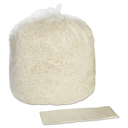 8105015171349, SKILCRAFT Trash Can Liner - High-Density, 33 gal, 12 mic, 33" x 40", Natural, 250/Box