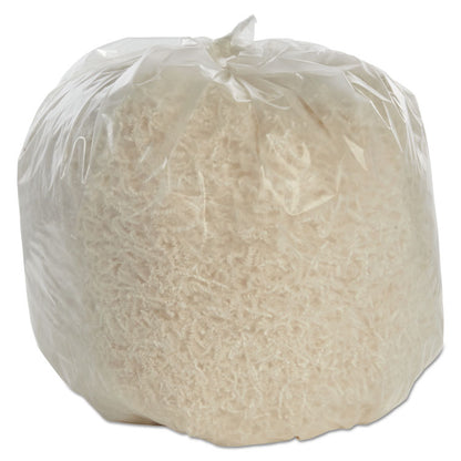 8105015574972, SKILCRAFT High Density Coreless Roll Can Liners, 30 gal, 10 mic, 30" x 37", Natural, Perforated Roll, 500/Box