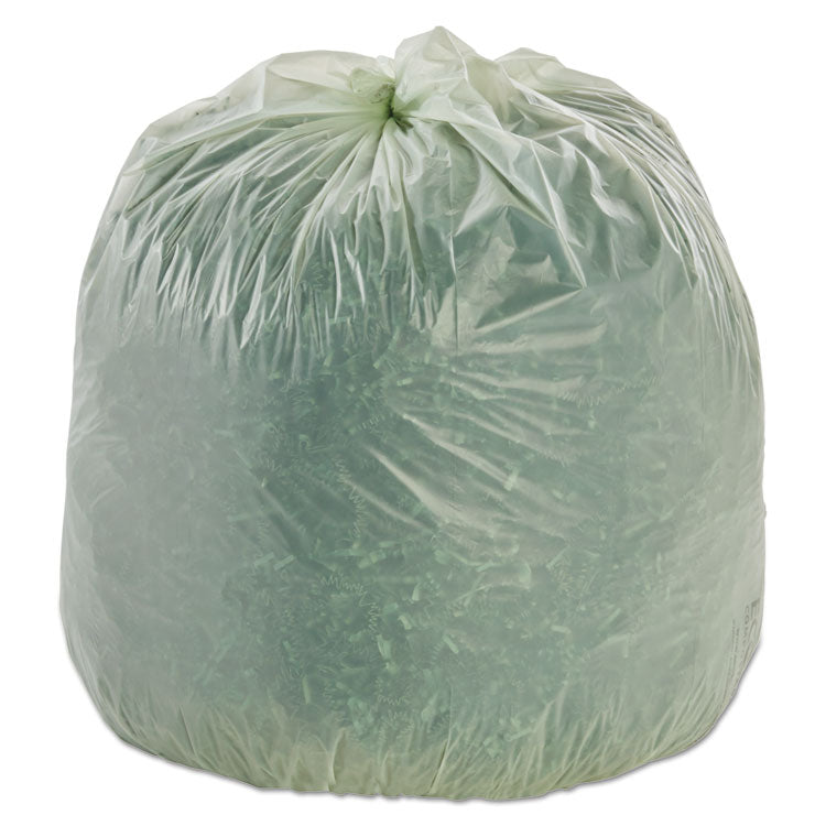 8105015574983, SKILCRAFT High Density Coreless Roll Can Liners, 33 gal, 12 mic, 33" x 40", Natural, Perforated Roll, 250/Box