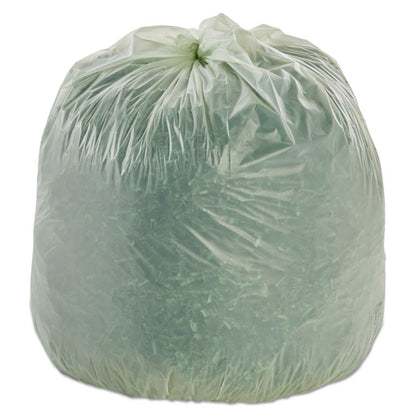 8105015574983, SKILCRAFT High Density Coreless Roll Can Liners, 33 gal, 12 mic, 33" x 40", Natural, Perforated Roll, 250/Box