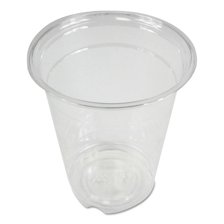 Clear Plastic PET Cups, 12 oz, 50/Sleeve, 20 Sleeves/Carton